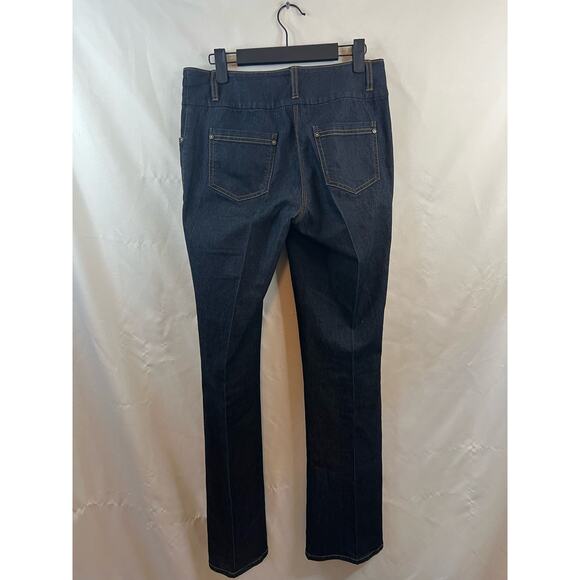 Bisou Bisou Dark Rinse Straight Leg Jeans Size 4 - Picture 3 of 5